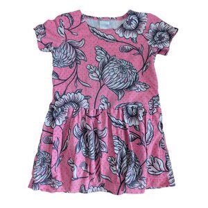 Bonds Bodysuit Pink Floral Twirl Dress18-24m |Size 2